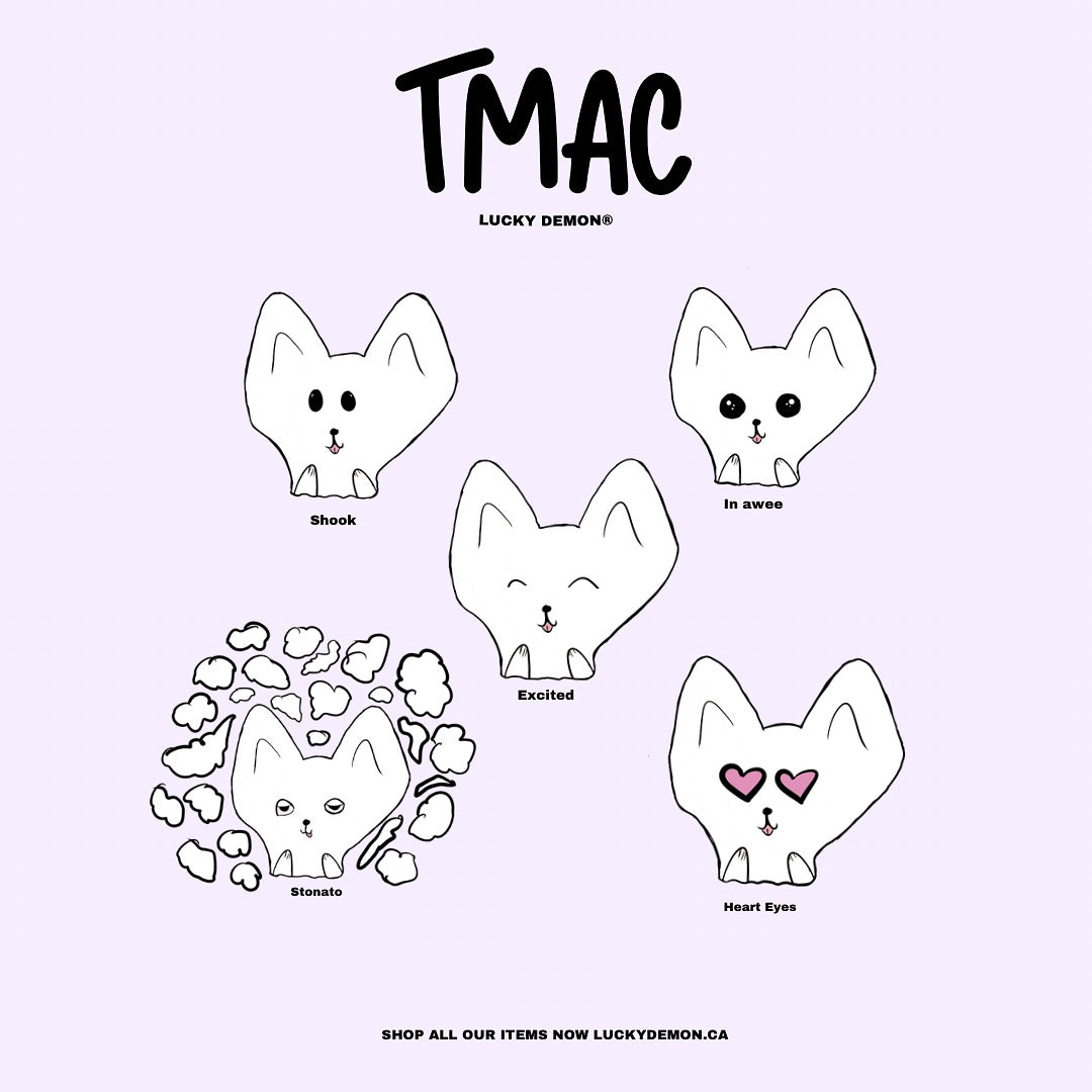 TMAC Holographic Stickers - Pack of 14